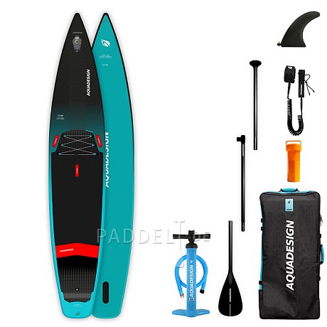 SUP AQUADESIGN Air Swift 12'6 - aufblasbares Stand Up Paddle Board