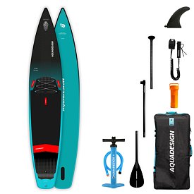 SUP AQUADESIGN Air Swift 12'6 - aufblasbares Stand Up Paddle Board