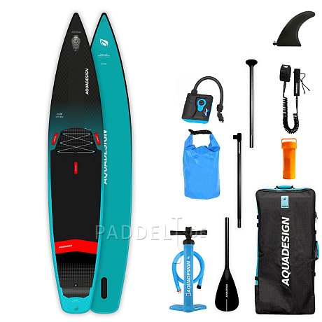 SUP AQUADESIGN Air Swift 12'6 - aufblasbares Stand Up Paddle Board