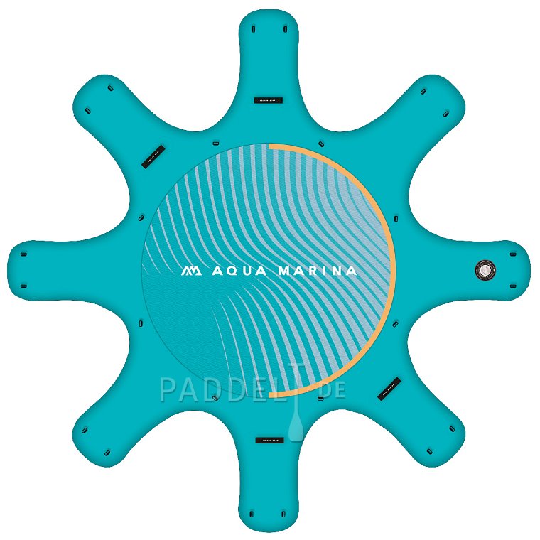 Komplet pro cvičení jógy - nafukovací molo AQUAMARINA Yoga dock  + 8x Paddleboard AQUA MARINA DHYANA 11'0 model 2023