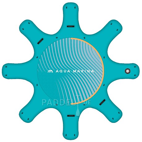Set für SUP Yoga - aufblasbares AQUA MARINA Yoga Dock  + 8x SUP AQUA MARINA DHYANA 11'0 Modell 2025