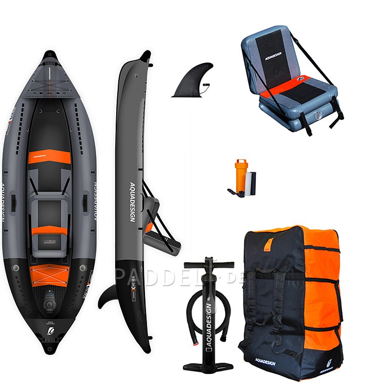 Kajak AQUADESIGN Koloa X'Perience 1 - aufblasbares Kajak 1-Person