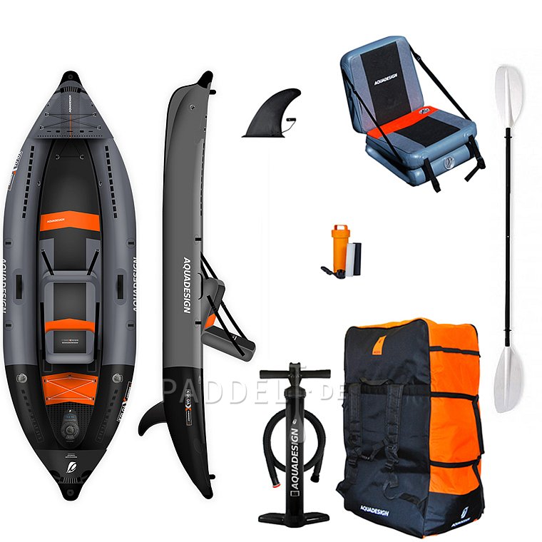 Kajak AQUADESIGN Koloa X'Perience 1 - aufblasbares Kajak 1-Person