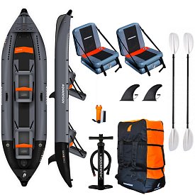 Kajak AQUADESIGN Koloa X'Perience 2 - aufblasbares Kajak 2-Personen