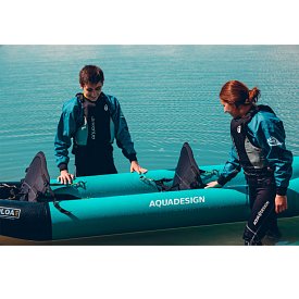 Kajak AQUADESIGN Koloa 360 - aufblasbares Kajak 2-Personen