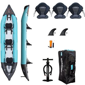 Kajak AQUADESIGN Koloa 400 - aufblasbares Kajak 3-Personen