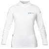 T-Shirt Damen PADDLEBOARDING STAMP WHITE Lycra langarm