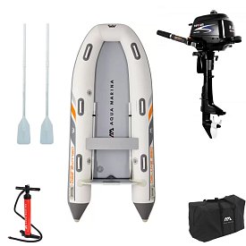 Schlauchboot AQUA MARINA U-DeLuxe 3,5m DWF mit Luftboden