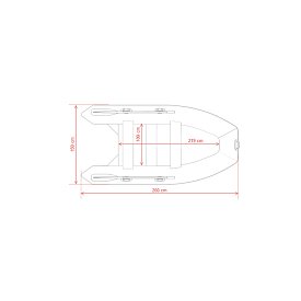 Schlauchboot GLADIATOR AK260AD green mit Luftboden