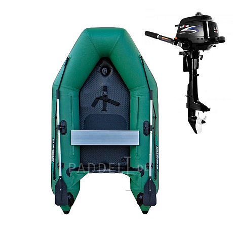Schlauchboot GLADIATOR AK260AD green mit Luftboden