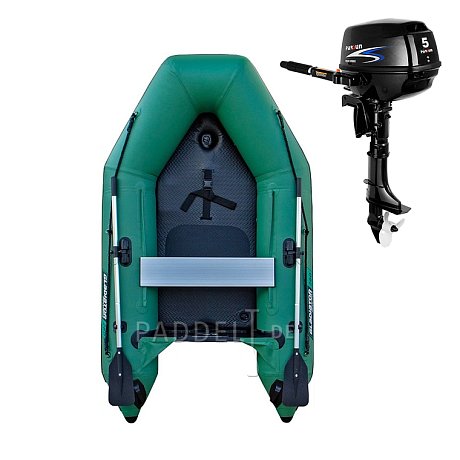 Schlauchboot GLADIATOR AK260AD green mit Luftboden