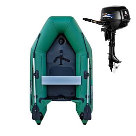 Schlauchboot GLADIATOR AK260AD green mit Luftboden