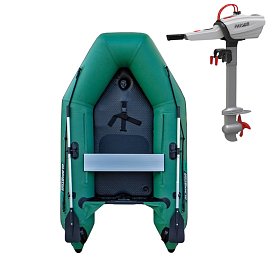 Schlauchboot GLADIATOR AK260AD green mit Luftboden