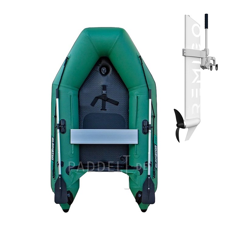 Schlauchboot GLADIATOR AK260AD green mit Luftboden