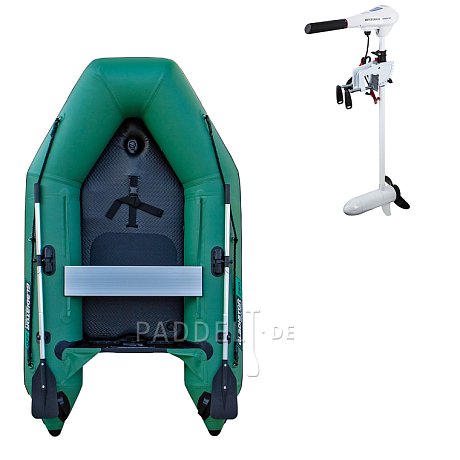 Schlauchboot GLADIATOR AK260AD green mit Luftboden