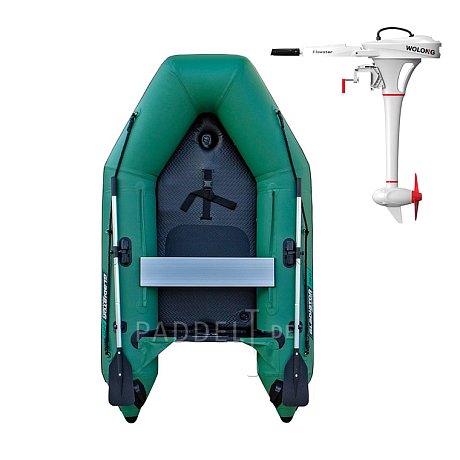Schlauchboot GLADIATOR AK260AD green mit Luftboden
