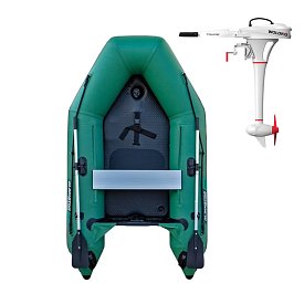 Schlauchboot GLADIATOR AK260AD green mit Luftboden