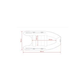 Schlauchboot GLADIATOR LIGHT AK280AD green mit Luftboden