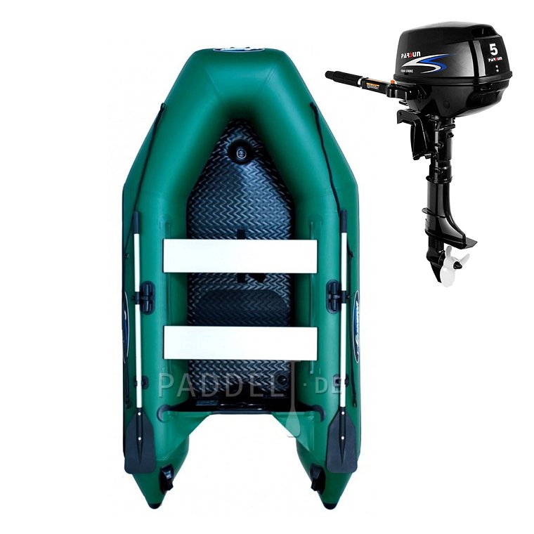 Schlauchboot GLADIATOR LIGHT AK280AD green mit Luftboden