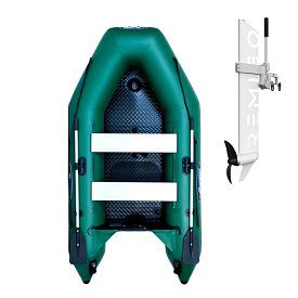 Schlauchboot GLADIATOR LIGHT AK280AD green mit Luftboden