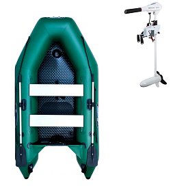 Schlauchboot GLADIATOR LIGHT AK280AD green mit Luftboden
