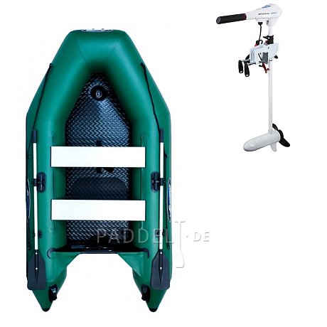 Schlauchboot GLADIATOR LIGHT AK280AD green mit Luftboden