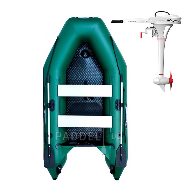 Schlauchboot GLADIATOR LIGHT AK280AD green mit Luftboden