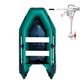 Schlauchboot GLADIATOR LIGHT AK280AD green mit Luftboden