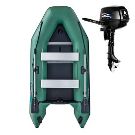 Schlauchboot GLADIATOR LIGHT AK300WF green mit Lattenboden