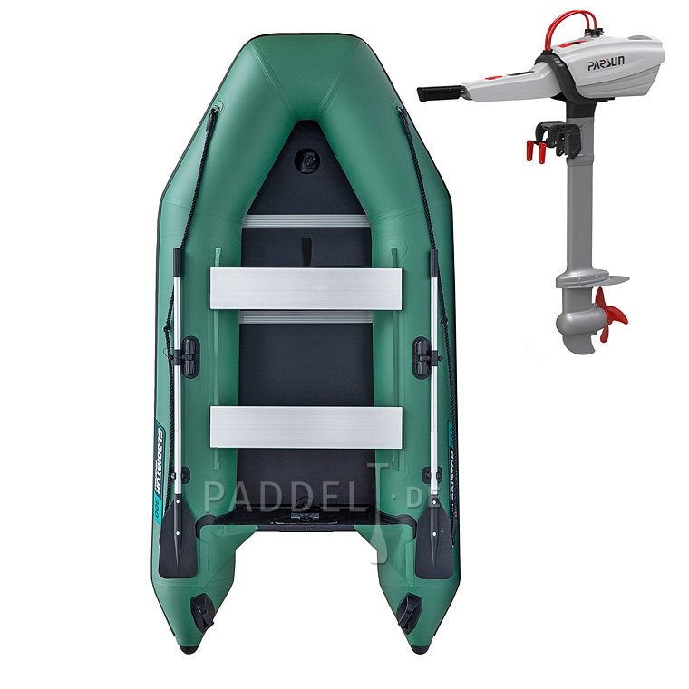 Schlauchboot GLADIATOR LIGHT AK300WF green mit Lattenboden