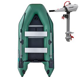 Schlauchboot GLADIATOR LIGHT AK300WF green mit Lattenboden
