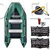 Schlauchboot GLADIATOR LIGHT AK300WF green mit Lattenboden