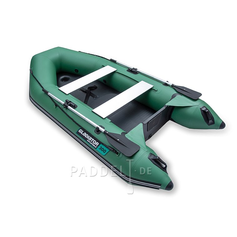 Schlauchboot GLADIATOR LIGHT AK300AD green mit Luftboden