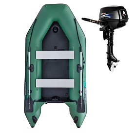 Schlauchboot GLADIATOR LIGHT AK300AD green mit Luftboden