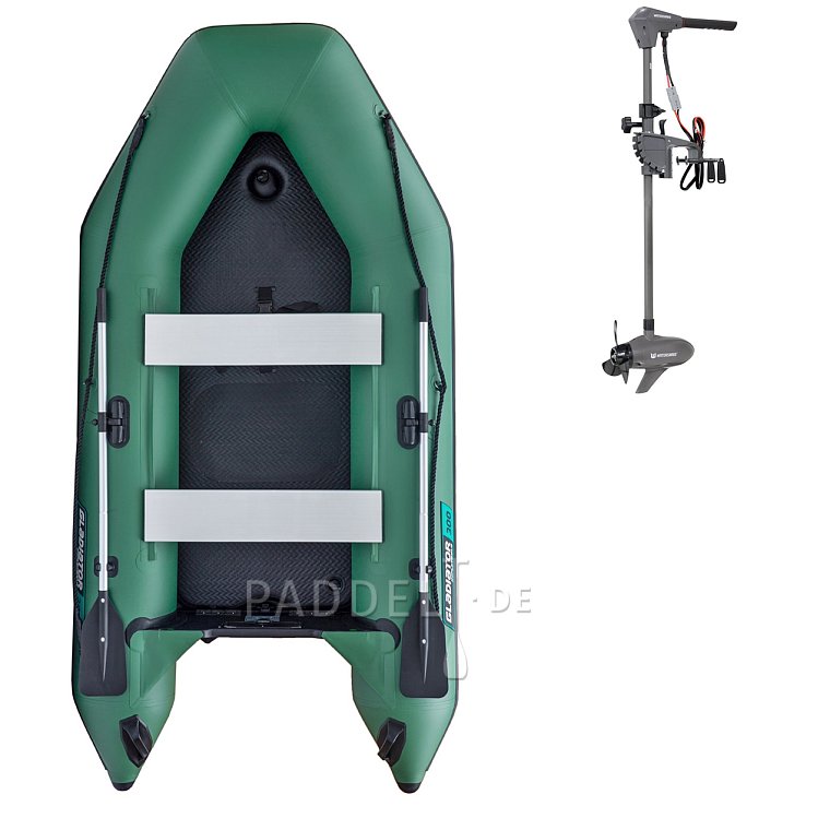 Schlauchboot GLADIATOR LIGHT AK300AD green mit Luftboden