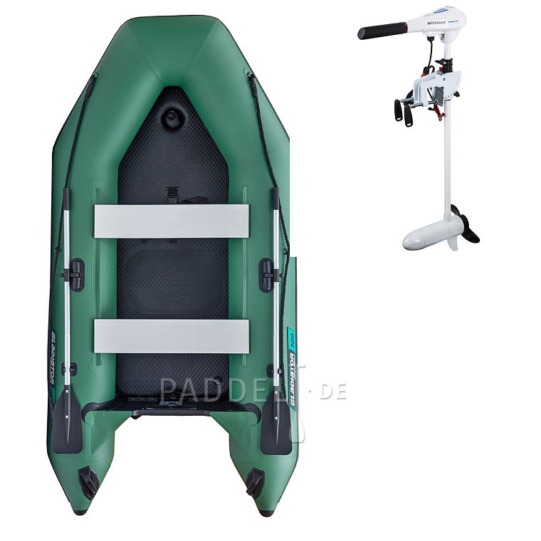 Schlauchboot GLADIATOR LIGHT AK300AD green mit Luftboden