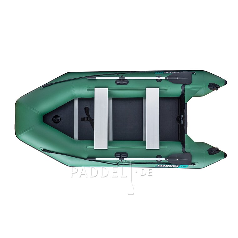 Schlauchboot GLADIATOR LIGHT AK320WF green mit Lattenboden