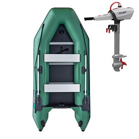 Schlauchboot GLADIATOR LIGHT AK320WF green mit Lattenboden
