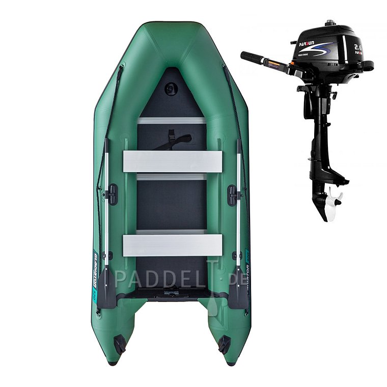 Schlauchboot GLADIATOR LIGHT AK320WF green mit Lattenboden