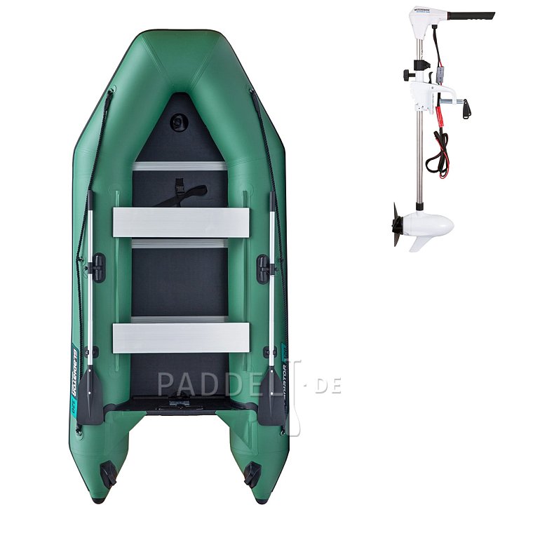 Schlauchboot GLADIATOR LIGHT AK320WF green mit Lattenboden