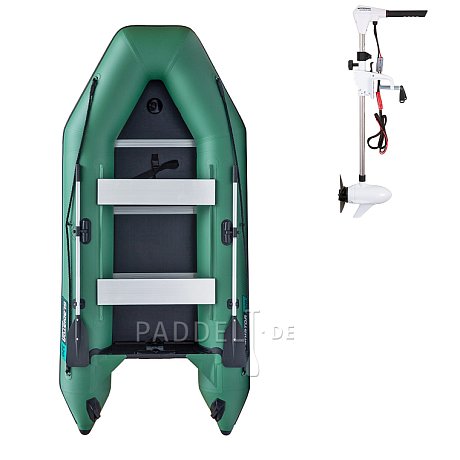 Schlauchboot GLADIATOR LIGHT AK320WF green mit Lattenboden