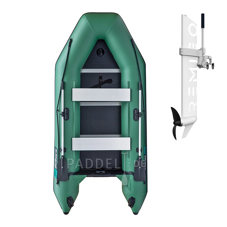 Schlauchboot GLADIATOR LIGHT AK320WF green mit Lattenboden