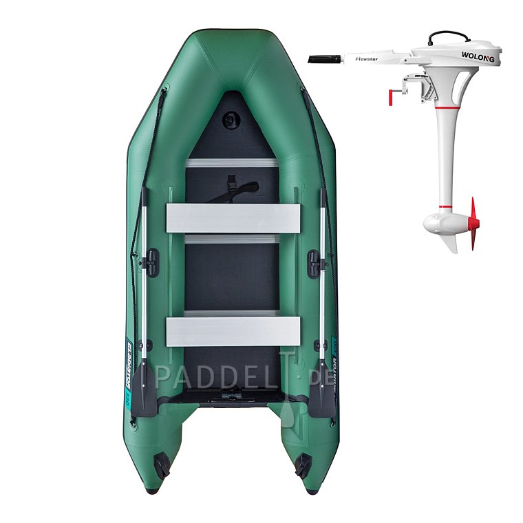 Schlauchboot GLADIATOR LIGHT AK320WF green mit Lattenboden