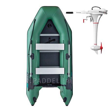 Schlauchboot GLADIATOR LIGHT AK320WF green mit Lattenboden
