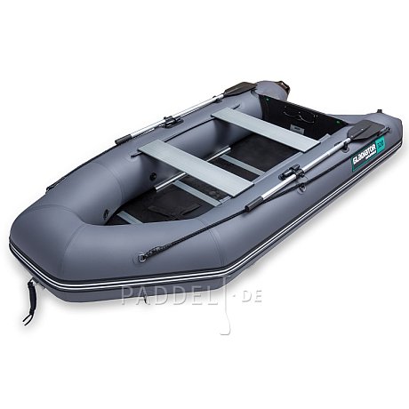 Schlauchboot GLADIATOR LIGHT AK320WF dark grey mit Lattenboden