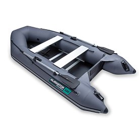 Schlauchboot GLADIATOR LIGHT AK320WF dark grey mit Lattenboden