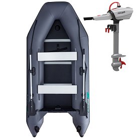 Schlauchboot GLADIATOR LIGHT AK320WF dark grey mit Lattenboden