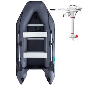 Schlauchboot GLADIATOR LIGHT AK320WF dark grey mit Lattenboden