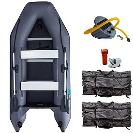 Schlauchboot GLADIATOR LIGHT AK320WF dark grey mit Lattenboden