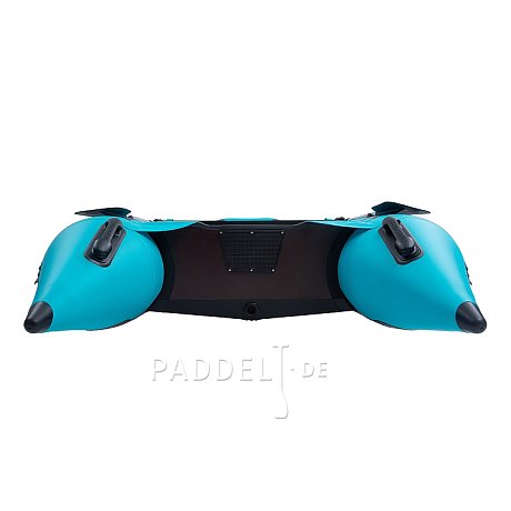 Schlauchboot GLADIATOR CLASSIC B330AD black turquoise mit Luftboden